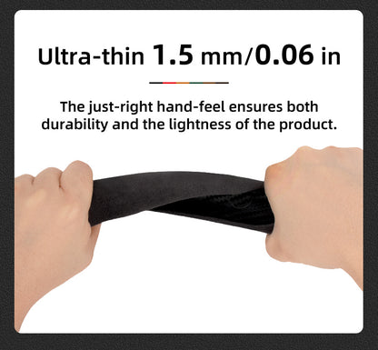 Audi Ultra-Thin Steering Wheel Cover - Non-Slip Snap-On Installation