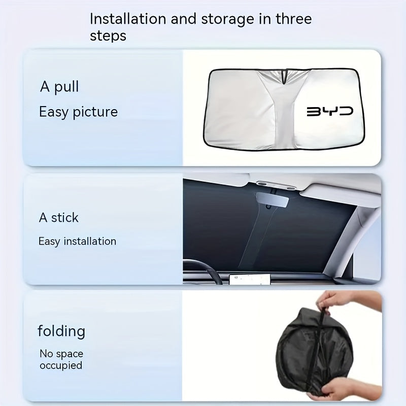 BYD Car Sunshades - Model-Specific Heat Insulation & UV Protection Curtains