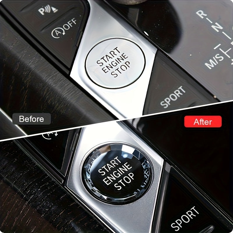 BMW Crystal Start Button Cover - G20-G26 X1-X7 ABS Black Red