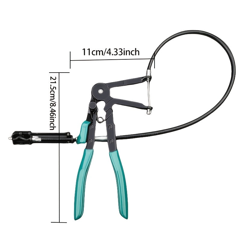 Flexible Wire Clamp Pliers with Buckle - Automotive Coolant Hose Tool