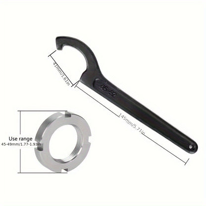 45-52mm Round Nut Hook Wrench - Motorcycle Shock Absorber Adjustment Tool