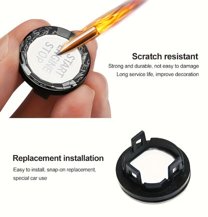 BMW Crystal Start Button Cover - G20-G26 X1-X7 ABS Black Red