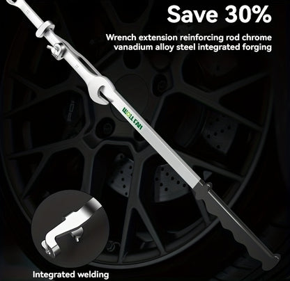 Universal Extension Wrench Tool - Torque Converter Rod with Enhanced Grip
