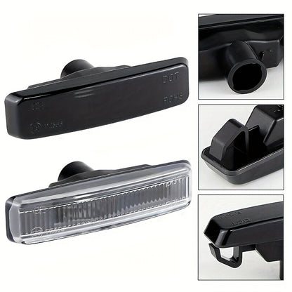 BMW E39 Fender Light Covers - 525i-540i M5 1995-2003 Black 2pcs