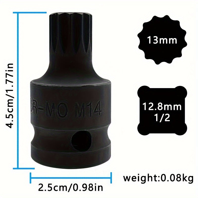 VW Audi Engine M14 Socket Wrench - 12-Point Special Tool for VAG Engines