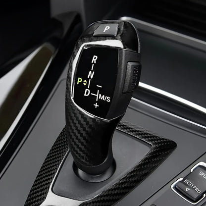 BMW Carbon Fiber Gear Shift Knob Cover - Interior Upgrade