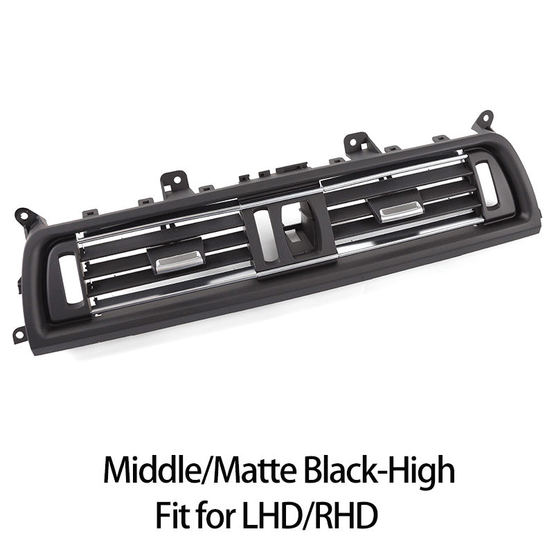 BMW F10 F11 F18 Dashboard Air Vent Grille - 520i-535i 2010-17 Middle Matte Black