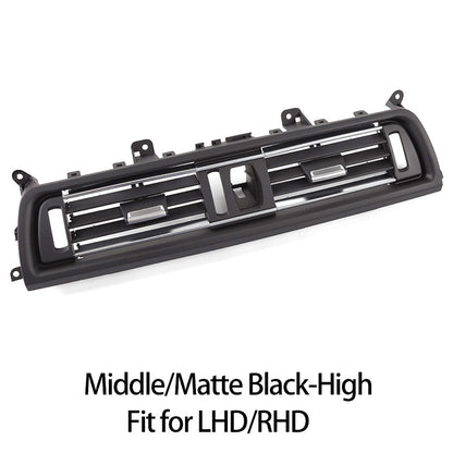 BMW F10 F11 F18 Dashboard Air Vent Grille - 520i-535i 2010-17 Middle Matte Black