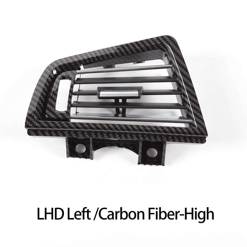 BMW F10 F11 F18 Dashboard Air Vent Grille - 520i-535i 2010-17 Left Carbon Fiber
