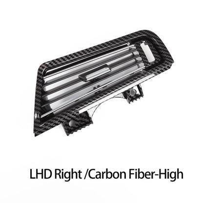 BMW F10 F11 F18 Dashboard Air Vent Grille - 520i-535i 2010-17 Right Carbon Fiber