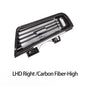 BMW F10 F11 F18 Dashboard Air Vent Grille - 520i-535i 2010-17 Right Carbon Fiber