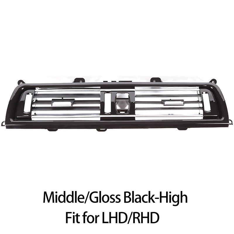 BMW F10 F11 F18 Dashboard Air Vent Grille - 520i-535i 2010-17 Middle Gloss Black