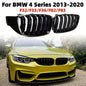 BMW F32 F33 F36 F80 F82 M4 Style Kidney Grille - Black