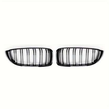 BMW F32 F33 F36 F80 F82 M4 Style Kidney Grille - Black