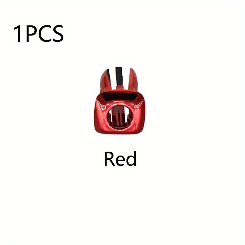 BMW 5 Series Door Lock Pin Cover - F10 F11 ABS Interior 2011-17 1Pc Red2