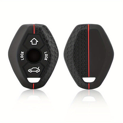 BMW Silicone Key Cover - X5 E53 X3 F83 3-7 Series 4-Button