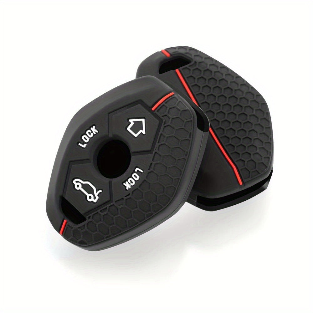 BMW Silicone Key Cover - X5 E53 X3 F83 3-7 Series 4-Button