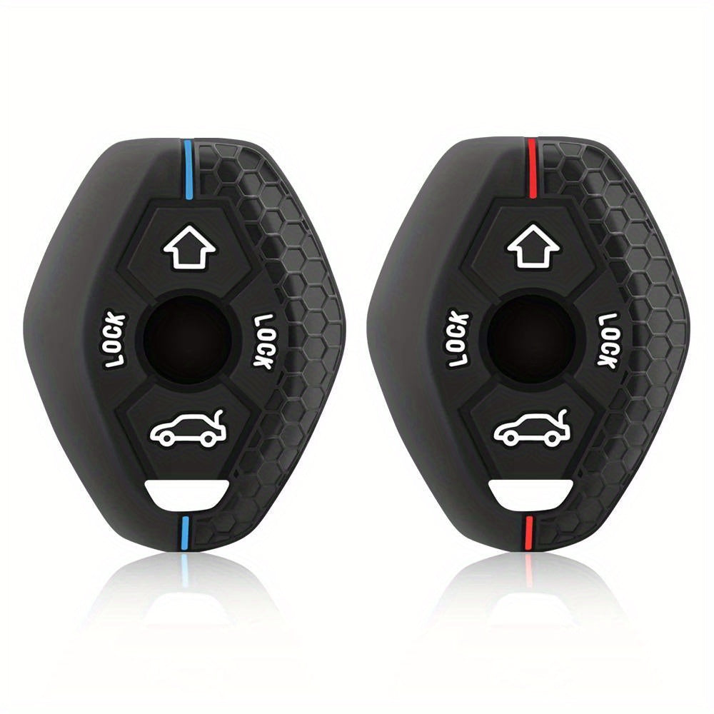 BMW Silicone Key Cover - X5 E53 X3 F83 3-7 Series 4-Button