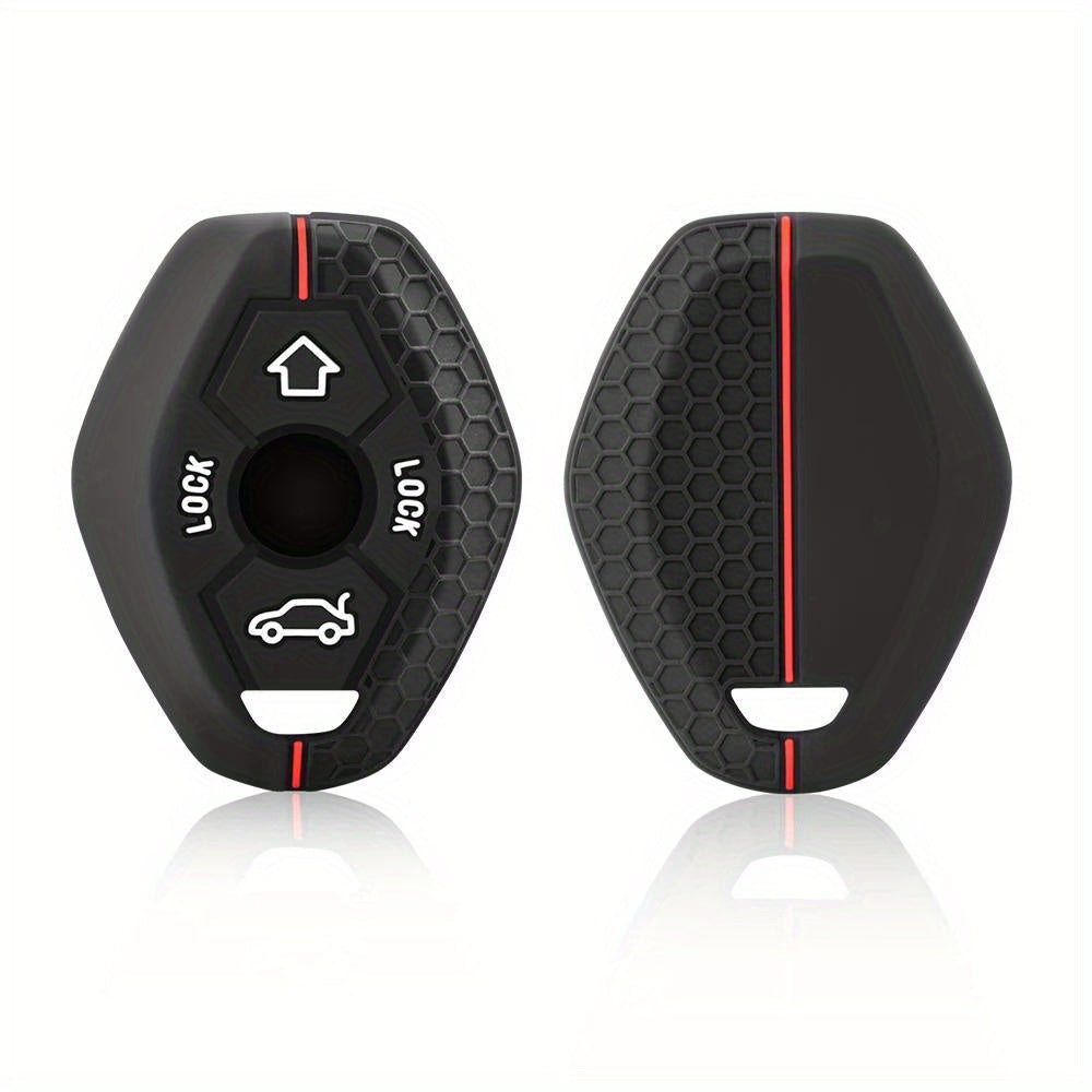 BMW Silicone Key Cover - X5 E53 X3 F83 3-7 Series 4-Button