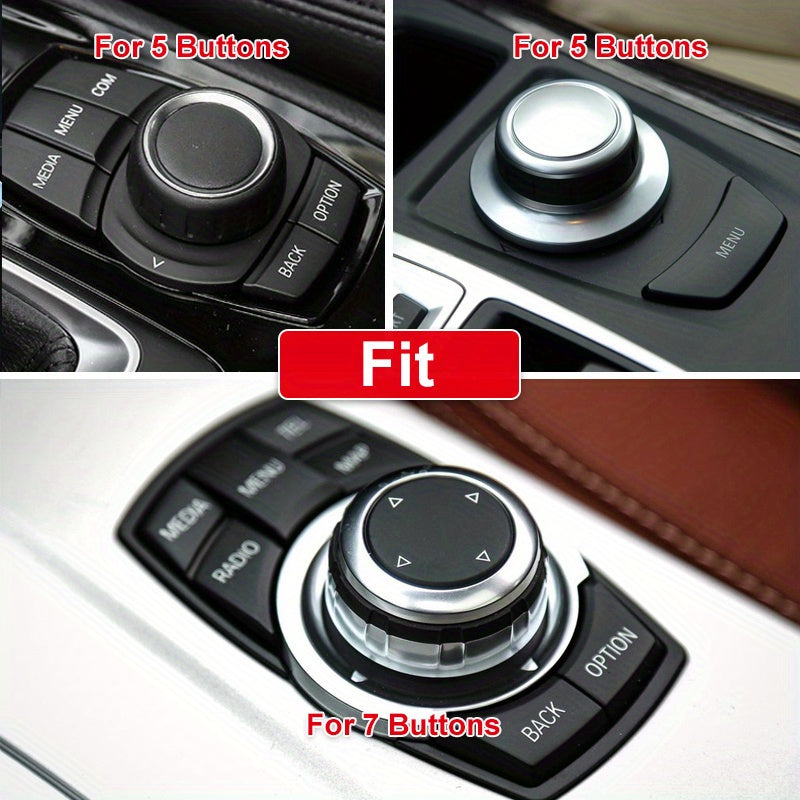 BMW iDrive Multimedia Button Cover - 1-7 Series X1-X6 Stickers