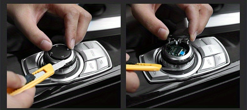 BMW iDrive Multimedia Button Cover - 1-7 Series X1-X6 Stickers