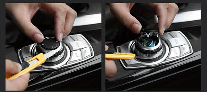 BMW iDrive Multimedia Button Cover - 1-7 Series X1-X6 Stickers