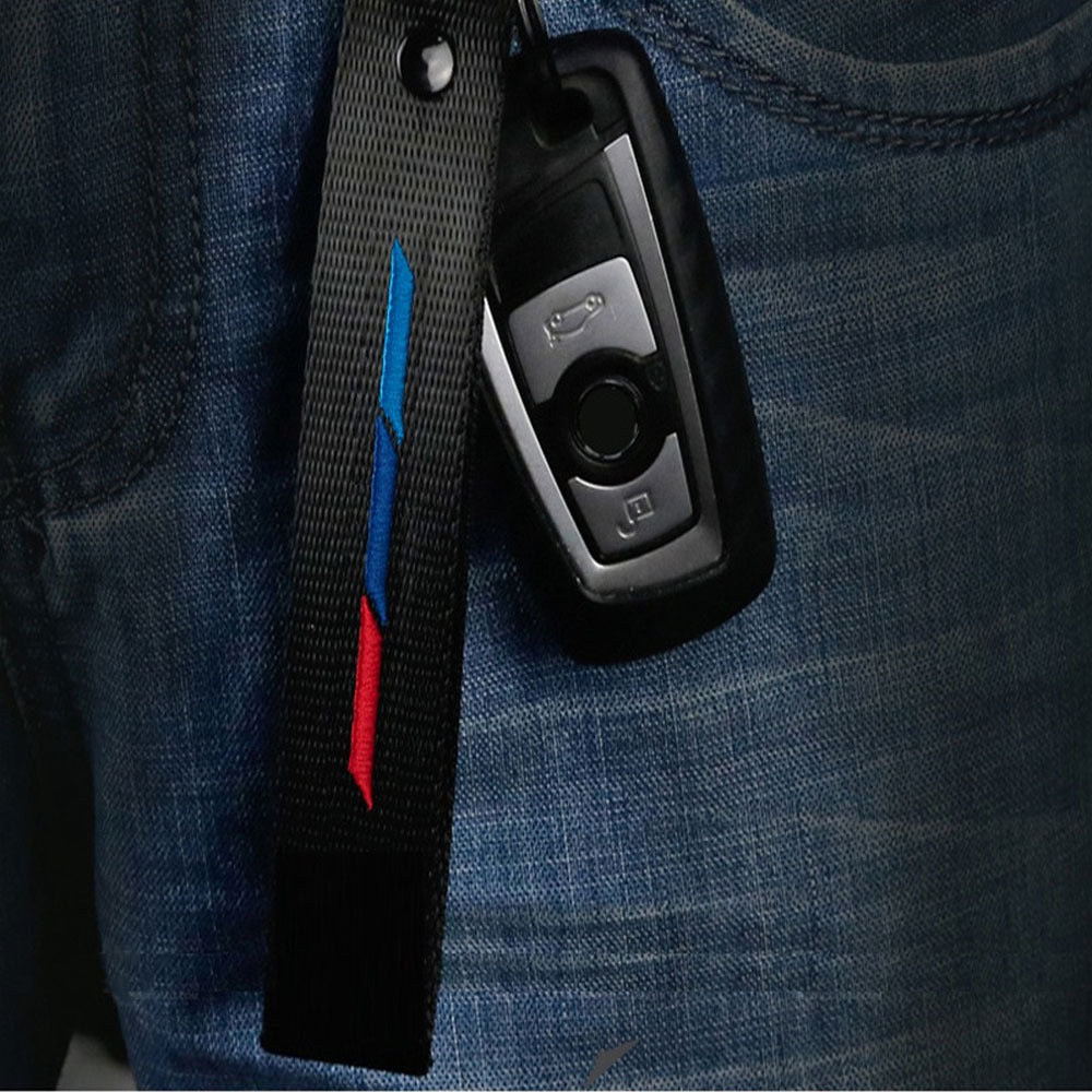 BMW Premium Nylon Key Ring - Logo Keychain E30-F35 M3 M5 X1-X7
