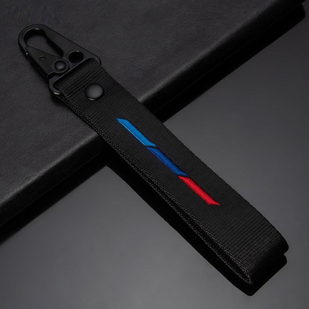 BMW Premium Nylon Key Ring - Logo Keychain E30-F35 M3 M5 X1-X7