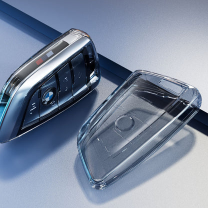 BMW Silicone Key Fob Cover - X1 X3 X5 X6 7 Series Protection Transparent Black