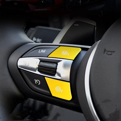 BMW M1 M2 Steering Wheel Button Cover - F80-F36 M3-M5 Switch