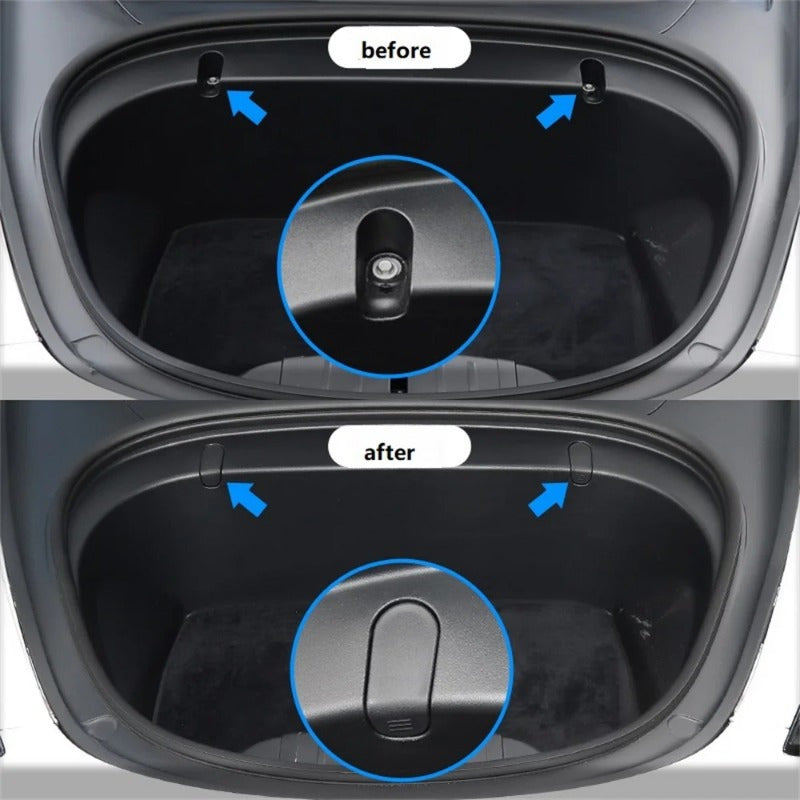 Tesla Model 3 Front Trunk Hooks (2017-2020) - 2pcs ABS Car Organizer Kit