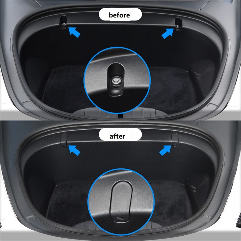 Tesla Model 3 Front Trunk Hooks (2017-2020) - 2pcs ABS Car Organizer Kit