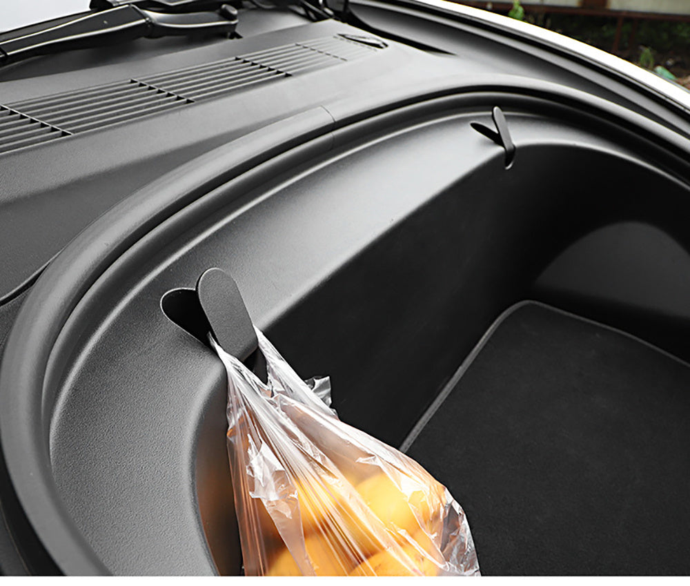 Tesla Model 3 Front Trunk Hooks (2017-2020) - 2pcs ABS Car Organizer Kit