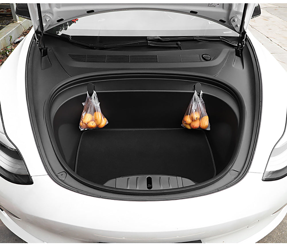 Tesla Model 3 Front Trunk Hooks (2017-2020) - 2pcs ABS Car Organizer Kit