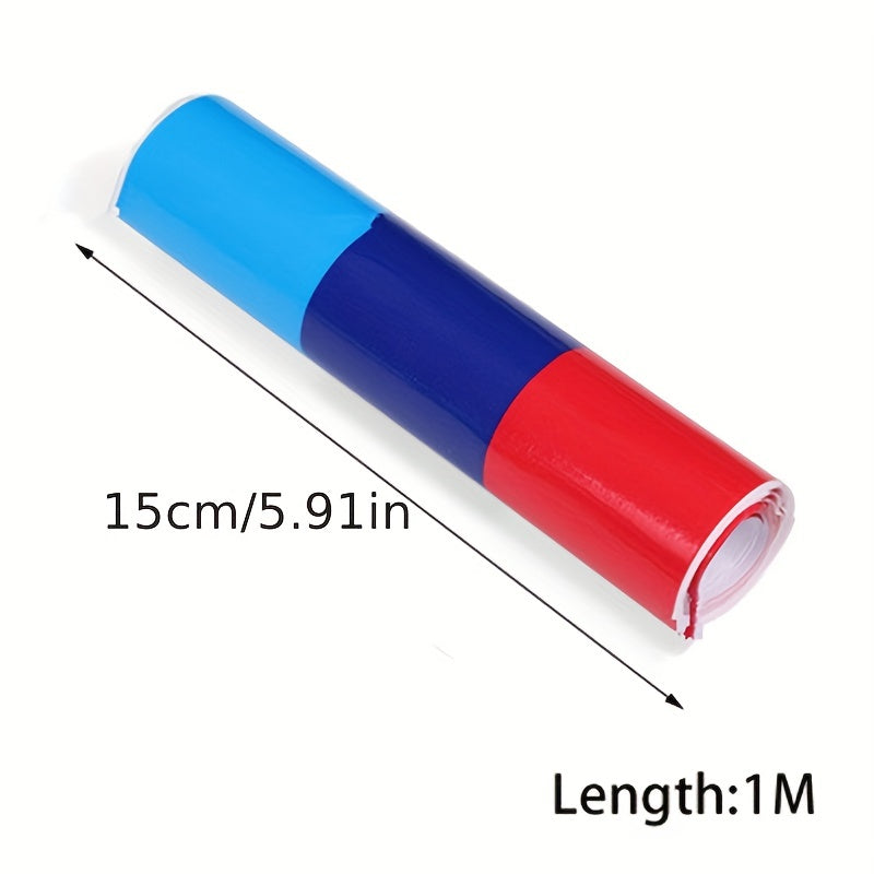 BMW M Color Stripes Rally Sticker - 39.37" Racing Decal Kit