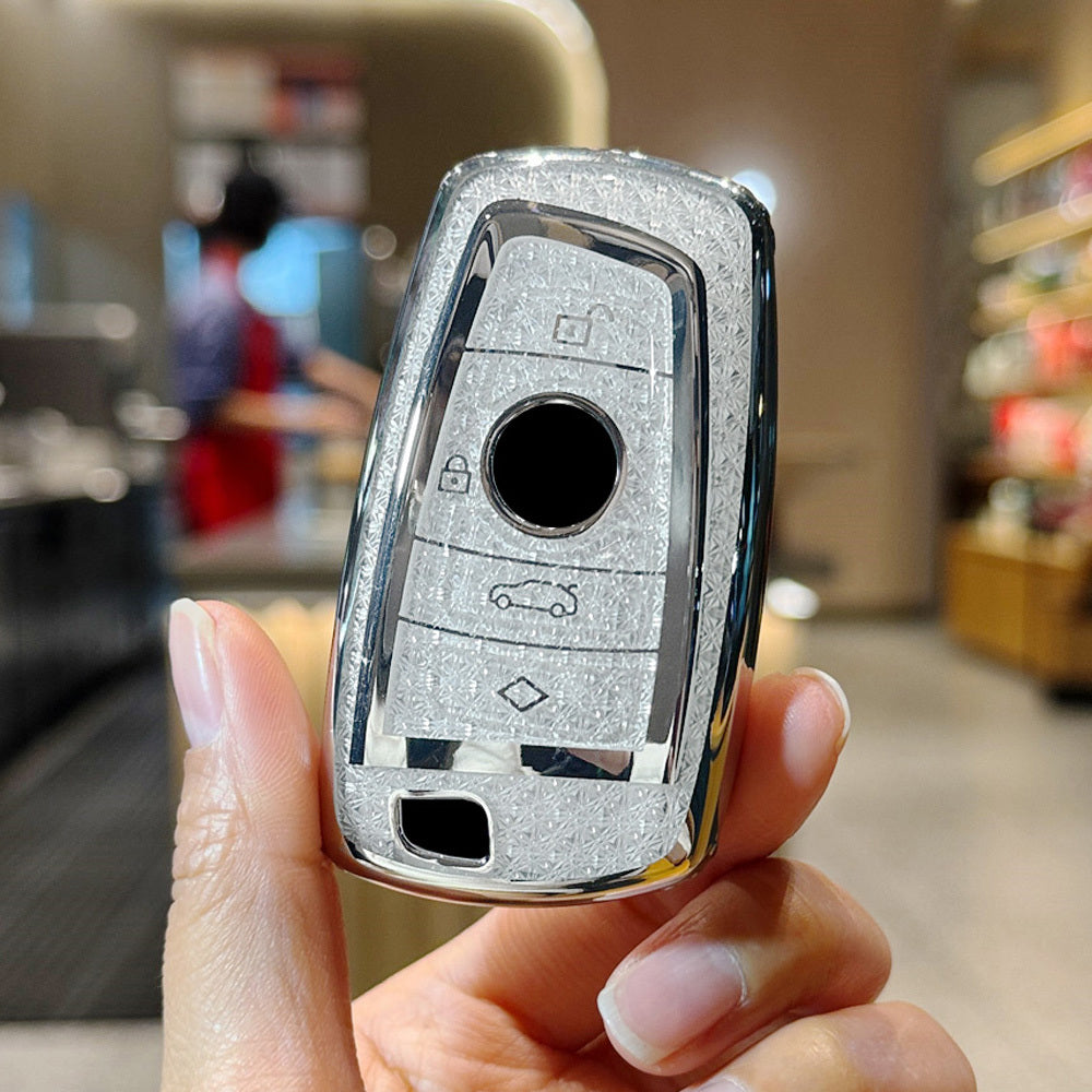 BMW TPU Key Fob Cover - 1-7 Series X1-X4 M5 M6 GT3 GT5 4-Button