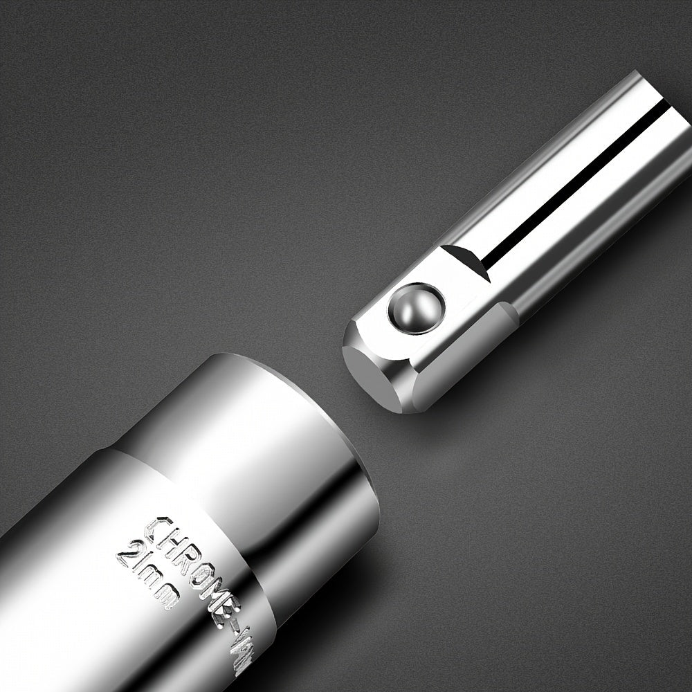 4-in-1 Telescoping Socket Wrench Set - Chrome Vanadium Steel Emergency Tool