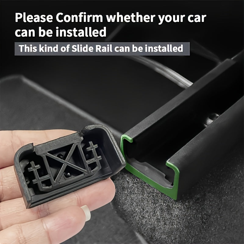 Tesla Model 3/Y Seat Track Protector Set - 4 Pack Scratch-Resistant Covers