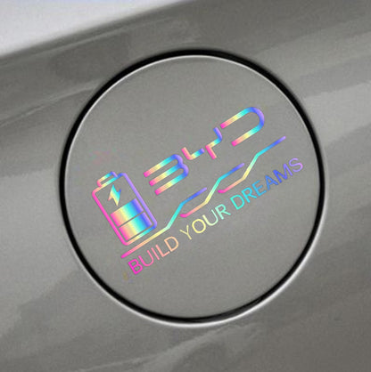 BYD ATTO 3 EV Charging Port Cover Sticker - Premium Vinyl Decal