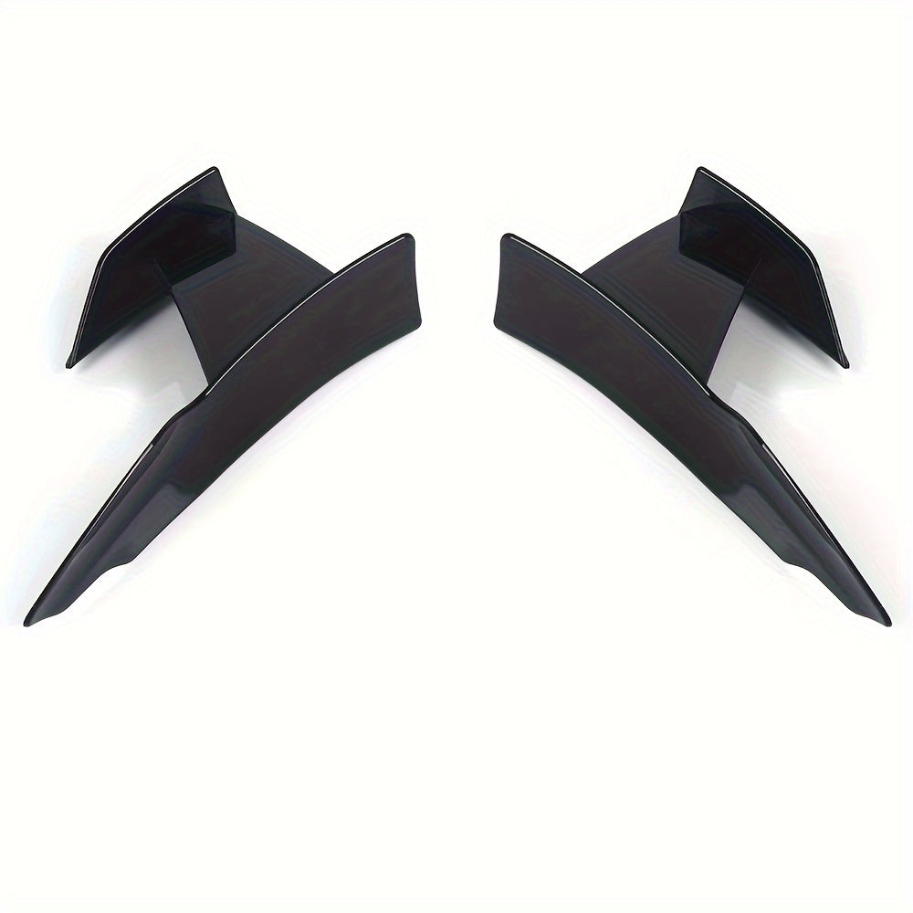 BMW M3 M4 Front Bumper Splitter Kit - F80 F82 Carbon Fiber Bright Black