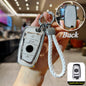 BMW TPU Key Fob Cover - 1-7 Series X1-X4 M5 M6 GT3 GT5 4-Button White Set