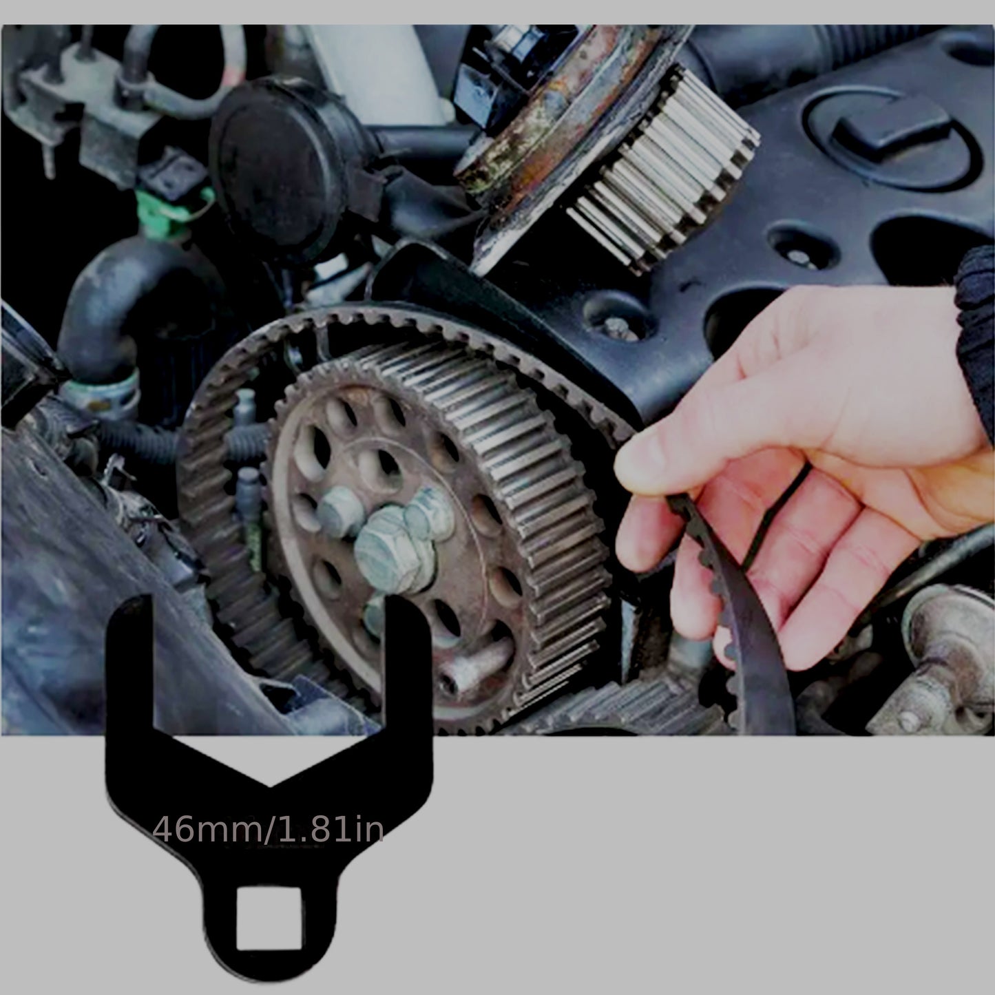 41/46mm Water Pump Wrench - Timing Belt Tensioner Removal Tool