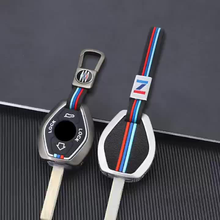 BMW Alloy Key Shell Case - X5 E53 X3 F83 E46 E39 Series 3 5 7 330i Z3 Z4 M5 325i