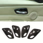 BMW E90 Inner Door Bowl Modification Parts 2005-2012 - Premium ABS Upgrade Kit Carbon Fiber Black