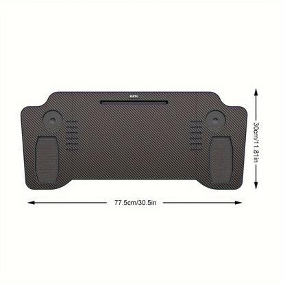 Tesla Model 3/Y Folding Travel Table - ABS Resin Seat Organizer with Laptop Tray