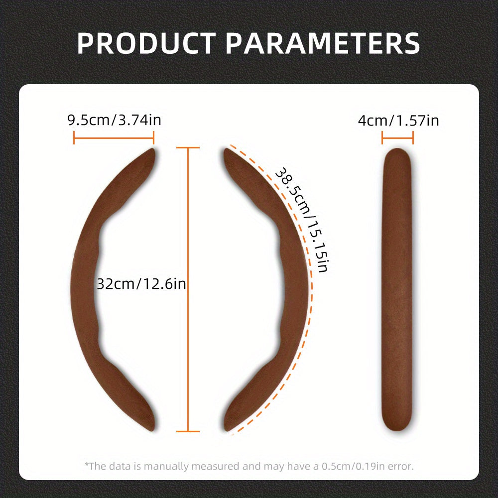 Toyota Winter Fleece Steering Wheel Cover - Ultra-Thin Anti-Slip for RAV4 Camry Corolla