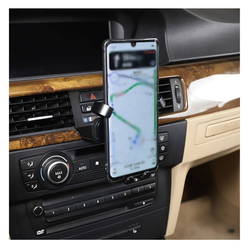 BMW E90 E91 E92 E93 Aluminum Phone Holder Mount - Adjustable Clamp Secure Grip