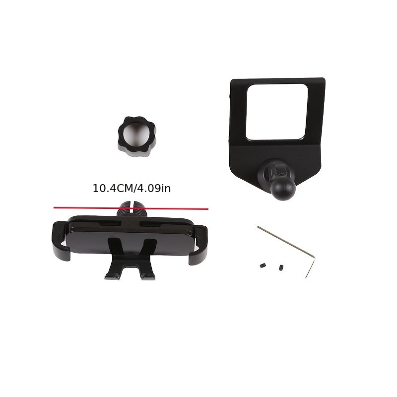 BMW E90 E91 E92 E93 Aluminum Phone Holder Mount - Adjustable Clamp Secure Grip