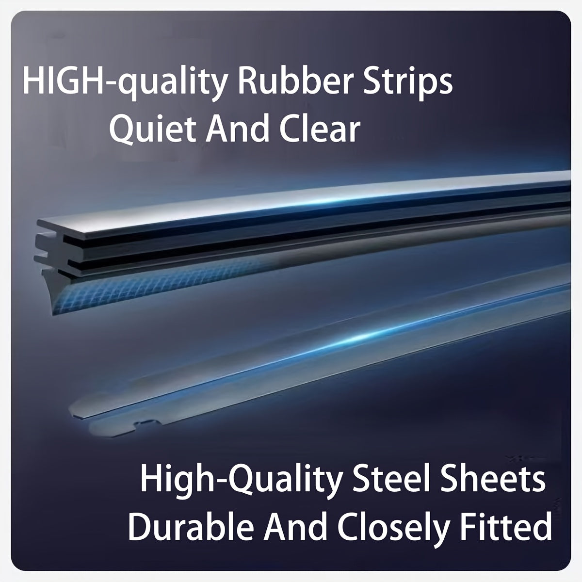 Tesla Model S/3/X/Y OEM Quality Wiper Blades - 28" + 18" Set with Water Jet