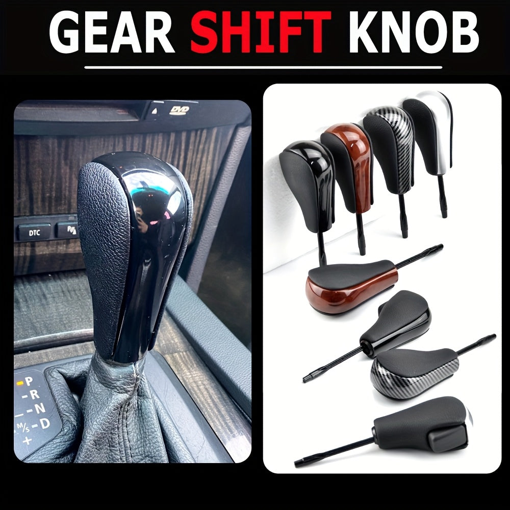 BMW Gear Shift Knob E46 E60 E90 PU Leather ABS Auto Trans